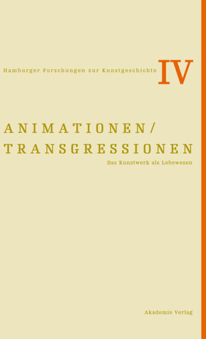 Buchcover Animationen / Transgressionen  | EAN 9783050084893 | ISBN 3-05-008489-8 | ISBN 978-3-05-008489-3