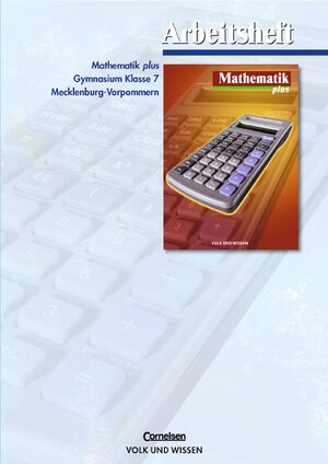 Buchcover Mathematik plus - Mecklenburg-Vorpommern / 7. Schuljahr - Arbeitsheft | Karl Udo Bromm | EAN 9783060007752 | ISBN 3-06-000775-6 | ISBN 978-3-06-000775-2