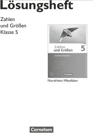 Buchcover Zahlen und Größen - Nordrhein-Westfalen Kernlehrpläne - Ausgabe 2013 - 5. Schuljahr | Udo Wennekers | EAN 9783060041374 | ISBN 3-06-004137-7 | ISBN 978-3-06-004137-4