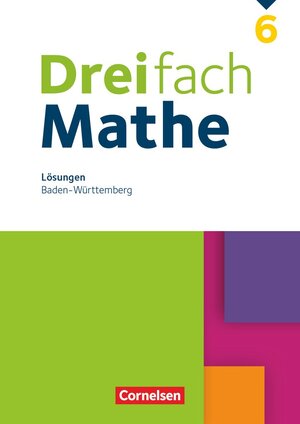 Buchcover Dreifach Mathe - Baden-Württemberg - 6. Schuljahr | EAN 9783060044443 | ISBN 3-06-004444-9 | ISBN 978-3-06-004444-3