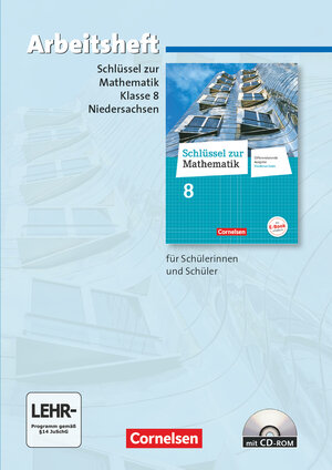 Buchcover Schlüssel zur Mathematik - Differenzierende Ausgabe Niedersachsen - 8. Schuljahr | Christa Meyer | EAN 9783060067459 | ISBN 3-06-006745-7 | ISBN 978-3-06-006745-9