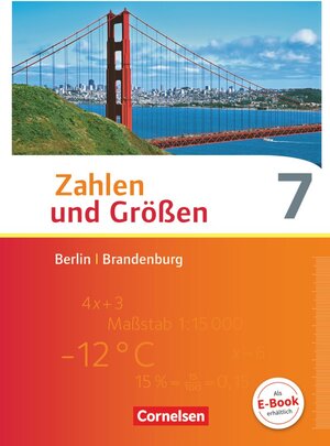 Buchcover Zahlen und Größen - Berlin und Brandenburg - 7. Schuljahr | Udo Wennekers | EAN 9783060085460 | ISBN 3-06-008546-3 | ISBN 978-3-06-008546-0