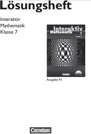 Buchcover Mathematik interaktiv - Ausgabe N / 7. Schuljahr - Lösungen zum Schülerbuch | Fabian Weber | EAN 9783060088775 | ISBN 3-06-008877-2 | ISBN 978-3-06-008877-5