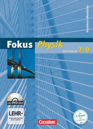 Buchcover Fokus Physik - Gymnasium Nordrhein-Westfalen - 7.-9. Schuljahr | Bernd Heepmann | EAN 9783060129720 | ISBN 3-06-012972-X | ISBN 978-3-06-012972-0