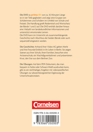 Buchcover Prima - Deutsch für Jugendliche - Bisherige Ausgabe - A1: Band 1 und 2 | Magdalena Michalak | EAN 9783060202003 | ISBN 3-06-020200-1 | ISBN 978-3-06-020200-3