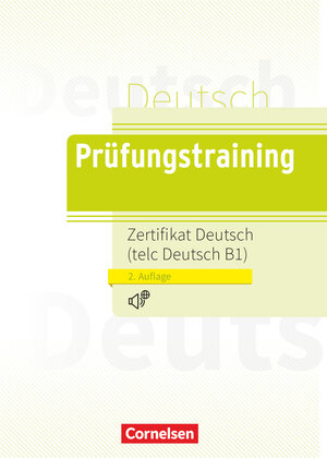Buchcover Prüfungstraining DaF - B1 | Dieter Maenner | EAN 9783060203109 | ISBN 3-06-020310-5 | ISBN 978-3-06-020310-9