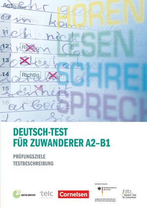 Buchcover Deutsch-Test für Zuwanderer - Prüfungsziele / Testbeschreibung - A2-B1 | Michaela Perlmann-Balme | EAN 9783060204427 | ISBN 3-06-020442-X | ISBN 978-3-06-020442-7