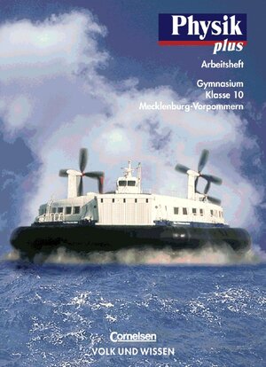 Buchcover Physik plus - Gymnasium Mecklenburg-Vorpommern / 10. Schuljahr - Arbeitsheft | Klaus Liebers | EAN 9783060210190 | ISBN 3-06-021019-5 | ISBN 978-3-06-021019-0