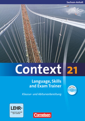 Buchcover Context 21 - Sachsen-Anhalt | Mervyn Whittaker | EAN 9783060324187 | ISBN 3-06-032418-2 | ISBN 978-3-06-032418-7
