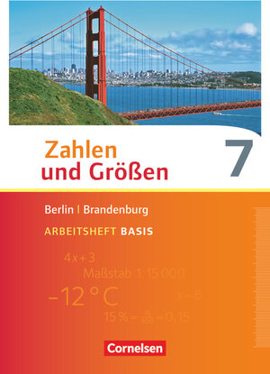Buchcover Zahlen und Größen - Berlin und Brandenburg - 7. Schuljahr | Helga Berkemeier | EAN 9783060412501 | ISBN 3-06-041250-2 | ISBN 978-3-06-041250-1