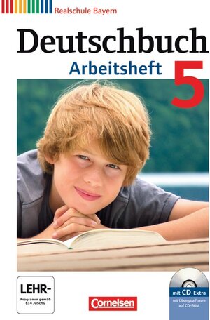 Buchcover Deutschbuch - Realschule Bayern / 5. Jahrgangsstufe - Arbeitsheft mit Lösungen und Übungs-CD-ROM | Elke Aigner-Haberstroh | EAN 9783060624430 | ISBN 3-06-062443-7 | ISBN 978-3-06-062443-0