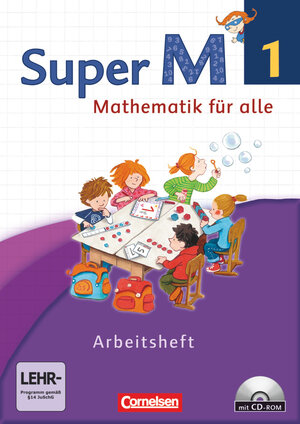 Buchcover Super M - Mathematik für alle - Westliche Bundesländer - Neubearbeitung - 1. Schuljahr | Ulrike Braun | EAN 9783060834105 | ISBN 3-06-083410-5 | ISBN 978-3-06-083410-5