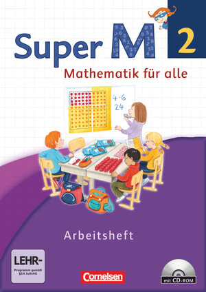 Buchcover Super M - Mathematik für alle - Westliche Bundesländer - Neubearbeitung - 2. Schuljahr | Ulrike Braun | EAN 9783060834112 | ISBN 3-06-083411-3 | ISBN 978-3-06-083411-2