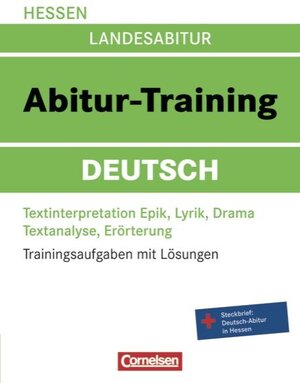 Buchcover Abitur-Training Deutsch - Hessen / Arbeitsbuch mit Trainingsaufgaben und Lösungen | Werner Braukmann | EAN 9783061500658 | ISBN 3-06-150065-0 | ISBN 978-3-06-150065-8