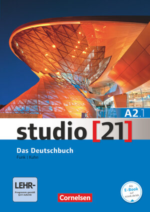Buchcover Studio [21] - Grundstufe - A2: Teilband 1 | Christina Kuhn | EAN 9783065205870 | ISBN 3-06-520587-4 | ISBN 978-3-06-520587-0
