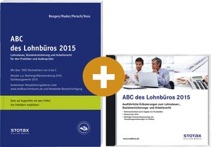 Buchcover ABC des Lohnbüros 2015 (Kombipaket 1) | Klaus Mader | EAN 9783080178159 | ISBN 3-08-017815-7 | ISBN 978-3-08-017815-9