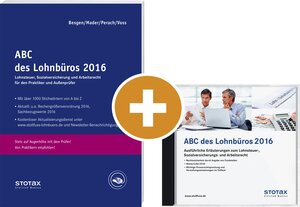 Buchcover Kombi: ABC des Lohnbüros 2016 (Print+DVD) | Klaus Mader | EAN 9783080178661 | ISBN 3-08-017866-1 | ISBN 978-3-08-017866-1