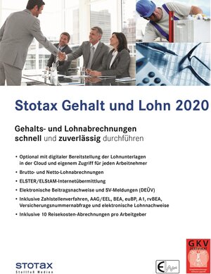Buchcover Stotax Gehalt und Lohn 2020  | EAN 9783081110448 | ISBN 3-08-111044-0 | ISBN 978-3-08-111044-8