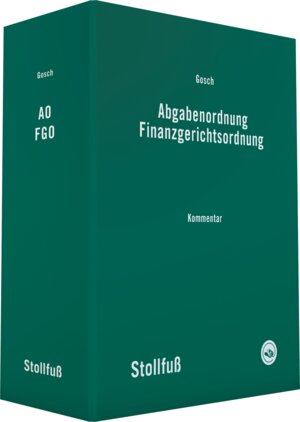 Buchcover Abgabenordnung Finanzgerichtsordnung Kommentar - online  | EAN 9783081730004 | ISBN 3-08-173000-7 | ISBN 978-3-08-173000-4