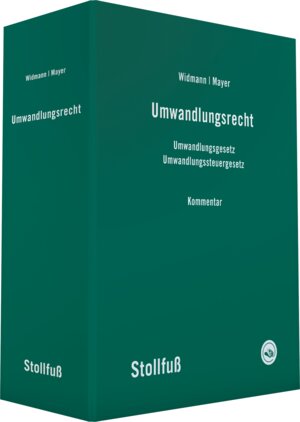 Buchcover Umwandlungsrecht Kommentar - online  | EAN 9783081781006 | ISBN 3-08-178100-0 | ISBN 978-3-08-178100-6