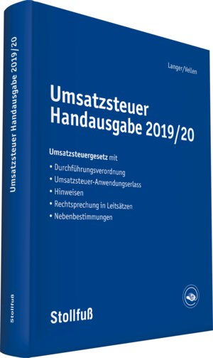 Buchcover Umsatzsteuer Handausgabe - online  | EAN 9783081816005 | ISBN 3-08-181600-9 | ISBN 978-3-08-181600-5