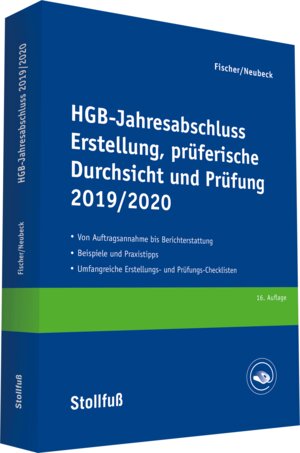 Buchcover HGB-Jahresabschluss - Erstellung, prüferische Durchsicht und Prüfung 2019/20 - online | Dirk Fischer | EAN 9783081831008 | ISBN 3-08-183100-8 | ISBN 978-3-08-183100-8