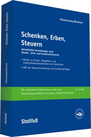 Buchcover Schenken, Erben, Steuern - online | Raymond Halaczinsky | EAN 9783081880006 | ISBN 3-08-188000-9 | ISBN 978-3-08-188000-6