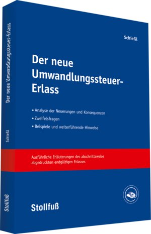 Buchcover Der neue Umwandlungssteuer-Erlass - online | Harald Schießl | EAN 9783081892009 | ISBN 3-08-189200-7 | ISBN 978-3-08-189200-9