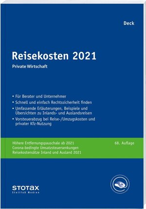 Buchcover Reisekosten 2022 | Wolfgang Deck | EAN 9783083110224 | ISBN 3-08-311022-7 | ISBN 978-3-08-311022-4