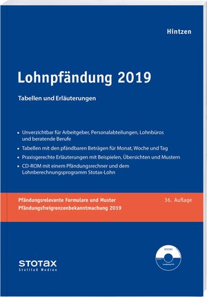 Buchcover Lohnpfändung 2019 | EAN 9783083140191 | ISBN 3-08-314019-3 | ISBN 978-3-08-314019-1