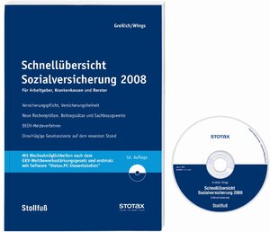 Buchcover Schnellübersicht Sozialversicherung 2008 | Werner Greilich | EAN 9783083141082 | ISBN 3-08-314108-4 | ISBN 978-3-08-314108-2