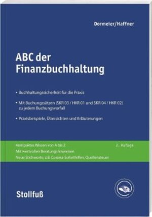 Buchcover ABC der Finanzbuchhaltung | Anita Dormeier | EAN 9783083173014 | ISBN 3-08-317301-6 | ISBN 978-3-08-317301-4