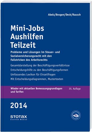 Buchcover Mini-Jobs, Aushilfen, Teilzeit 2014 | Andreas Abels | EAN 9783083176145 | ISBN 3-08-317614-7 | ISBN 978-3-08-317614-5