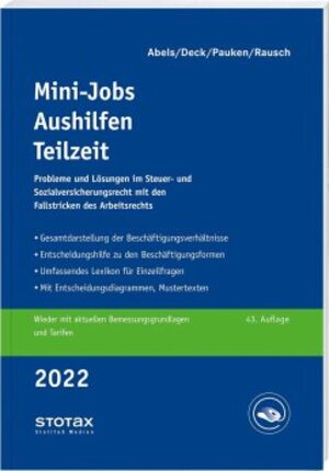 Buchcover Mini-Jobs, Aushilfen, Teilzeit 2022 | Andreas Abels | EAN 9783083176220 | ISBN 3-08-317622-8 | ISBN 978-3-08-317622-0