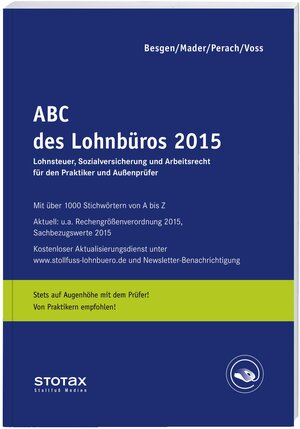 Buchcover ABC des Lohnbüros 2015 | Klaus Mader | EAN 9783083178156 | ISBN 3-08-317815-8 | ISBN 978-3-08-317815-6