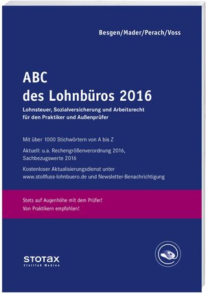 Buchcover ABC des Lohnbüros 2016 | Klaus Mader | EAN 9783083178163 | ISBN 3-08-317816-6 | ISBN 978-3-08-317816-3