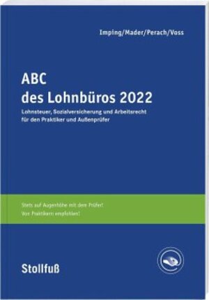 Buchcover ABC des Lohnbüros 2022 | Andreas Imping | EAN 9783083178224 | ISBN 3-08-317822-0 | ISBN 978-3-08-317822-4