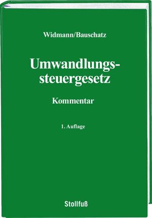 Buchcover Umwandlungssteuergesetz Kommentar  | EAN 9783083193203 | ISBN 3-08-319320-3 | ISBN 978-3-08-319320-3