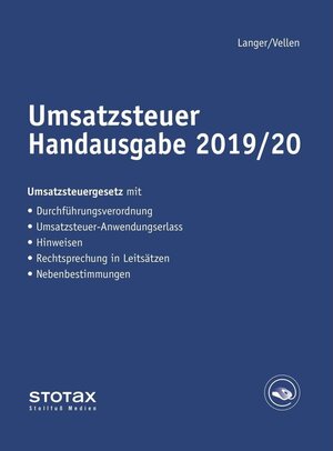 Buchcover Umsatzsteuer Handausgabe 2019/20 | Michael Langer | EAN 9783083616191 | ISBN 3-08-361619-8 | ISBN 978-3-08-361619-1
