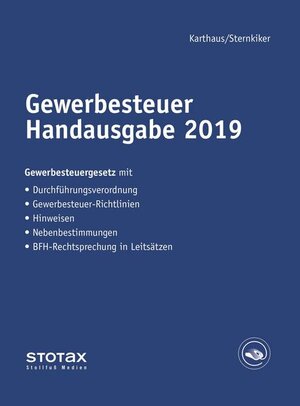 Buchcover Gewerbesteuer Handausgabe 2019 | Volker Karthaus | EAN 9783083626190 | ISBN 3-08-362619-3 | ISBN 978-3-08-362619-0
