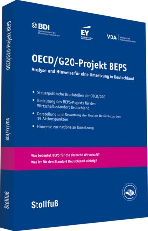 Buchcover OECD/G20-Projekt BEPS  | EAN 9783083643005 | ISBN 3-08-364300-4 | ISBN 978-3-08-364300-5