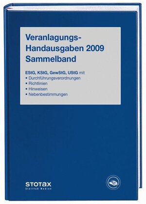 Buchcover Veranlagungs-Handausgaben 2009 | Eckhard Dorn | EAN 9783083670094 | ISBN 3-08-367009-5 | ISBN 978-3-08-367009-4