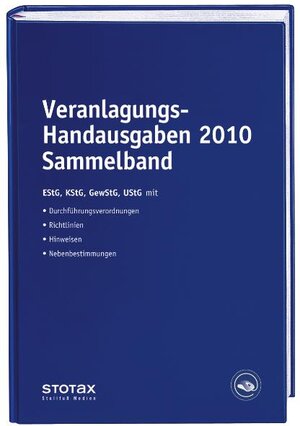 Buchcover Veranlagungs-Handausgaben 2010 Sammelband  | EAN 9783083670100 | ISBN 3-08-367010-9 | ISBN 978-3-08-367010-0