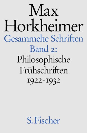 Buchcover Max Horkheimer. Gesammelte Schriften - Gebundene Ausgaben | Max Horkheimer | EAN 9783100318121 | ISBN 3-10-031812-9 | ISBN 978-3-10-031812-1