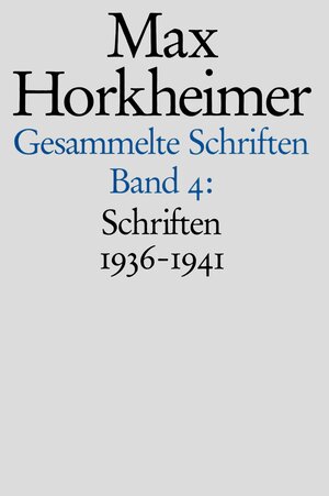 Buchcover Max Horkheimer. Gesammelte Schriften - Gebundene Ausgaben | Max Horkheimer | EAN 9783100318145 | ISBN 3-10-031814-5 | ISBN 978-3-10-031814-5