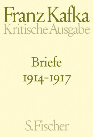 Buchcover Briefe 1914-1917 | Franz Kafka | EAN 9783100381613 | ISBN 3-10-038161-0 | ISBN 978-3-10-038161-3