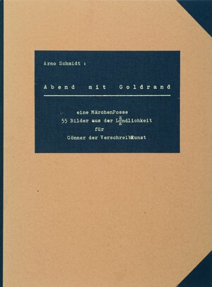 Buchcover Abend mit Goldrand. Ausgabe B | Arno Schmidt | EAN 9783100706058 | ISBN 3-10-070605-6 | ISBN 978-3-10-070605-8