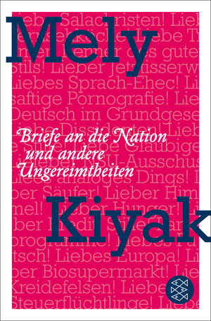Buchcover Briefe an die Nation | Mely Kiyak | EAN 9783104023939 | ISBN 3-10-402393-X | ISBN 978-3-10-402393-9