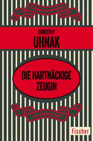 Buchcover Die hartnäckige Zeugin | Dorothy Uhnak | EAN 9783105610909 | ISBN 3-10-561090-1 | ISBN 978-3-10-561090-9