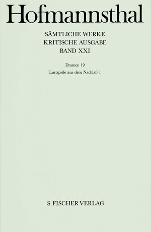 Buchcover Dramen 19 | Hugo von Hofmannsthal | EAN 9783107315215 | ISBN 3-10-731521-4 | ISBN 978-3-10-731521-5